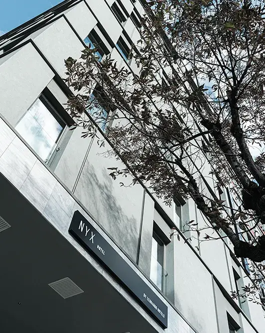 The NYX Hotel Thessaloniki is a contemporary lifestyle hotel located in the city center, combining the dynamism of urban design with a high-standard hospitality experience, fully aligned with the vibrant pulse of Thessaloniki.