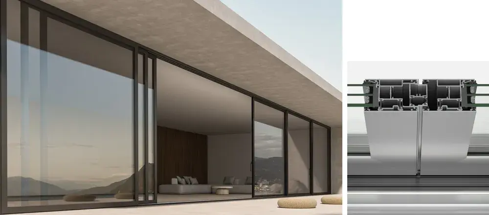 6-Sash meeting stile with ﬁxed parts