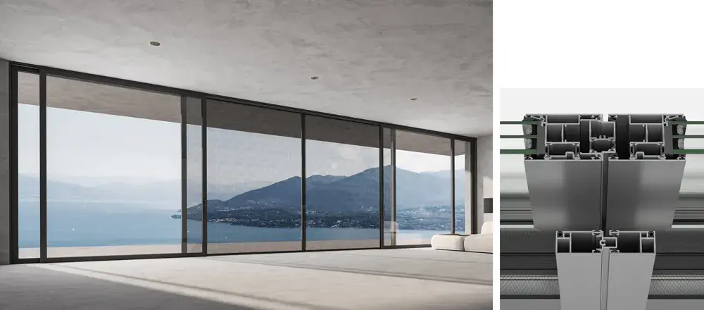 4-Sash meeting stile with ﬂyscreen