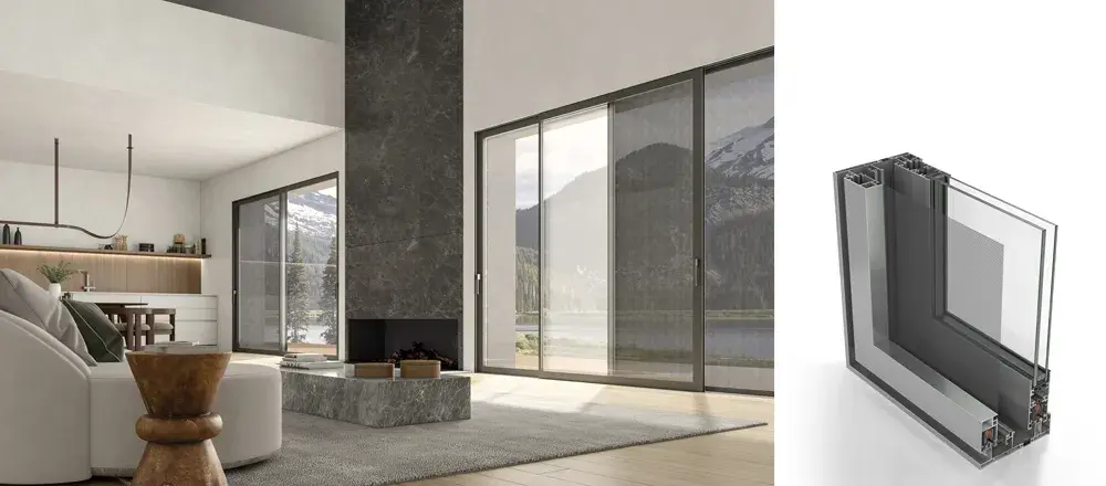 2-SASH WITH FLYSCREEN